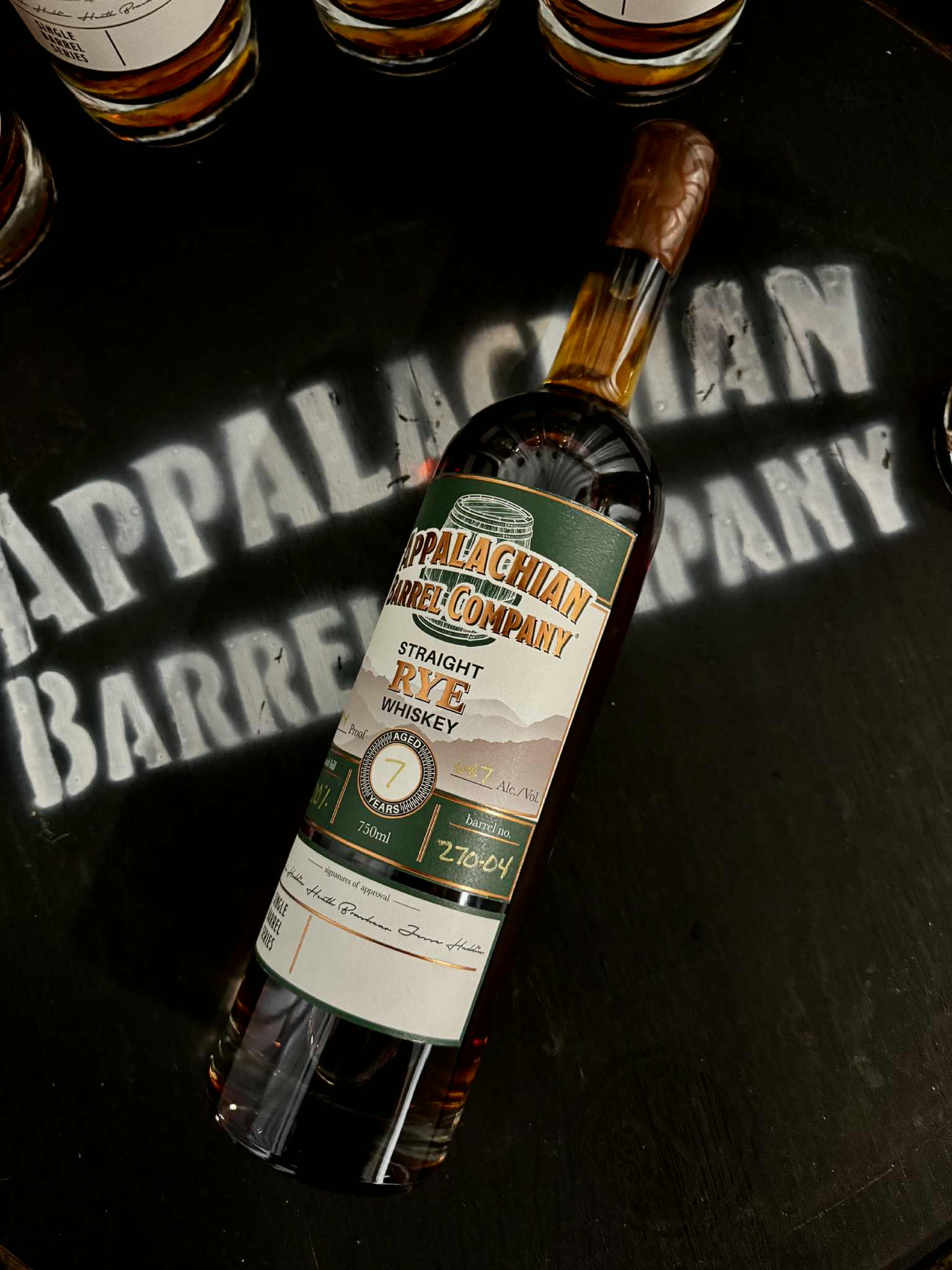 Appalachian Barrel Company – Single Barrel Series- 7y Straight Rye Whiskey