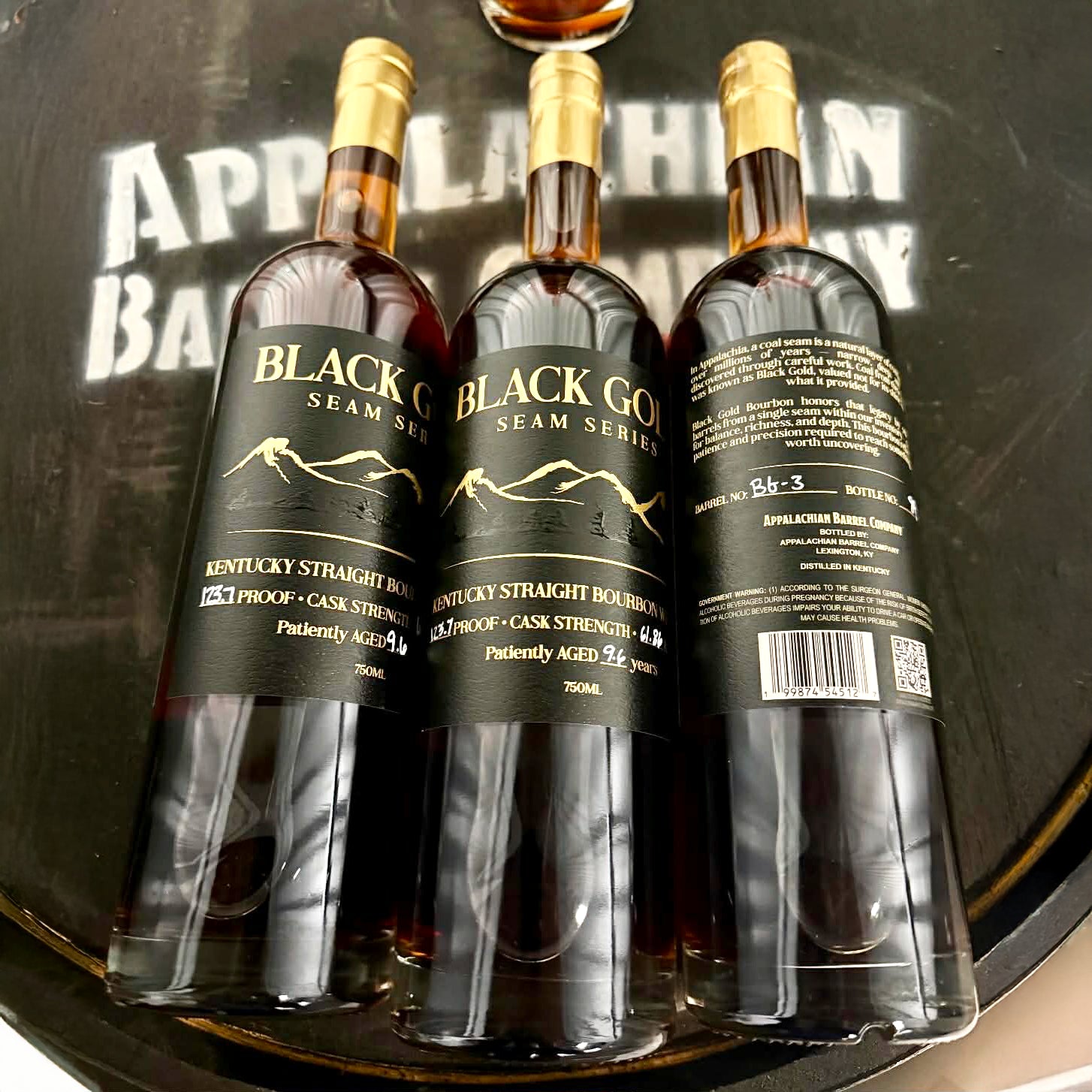 Black Gold Seam Series - 9.6y KY Straight Bourbon