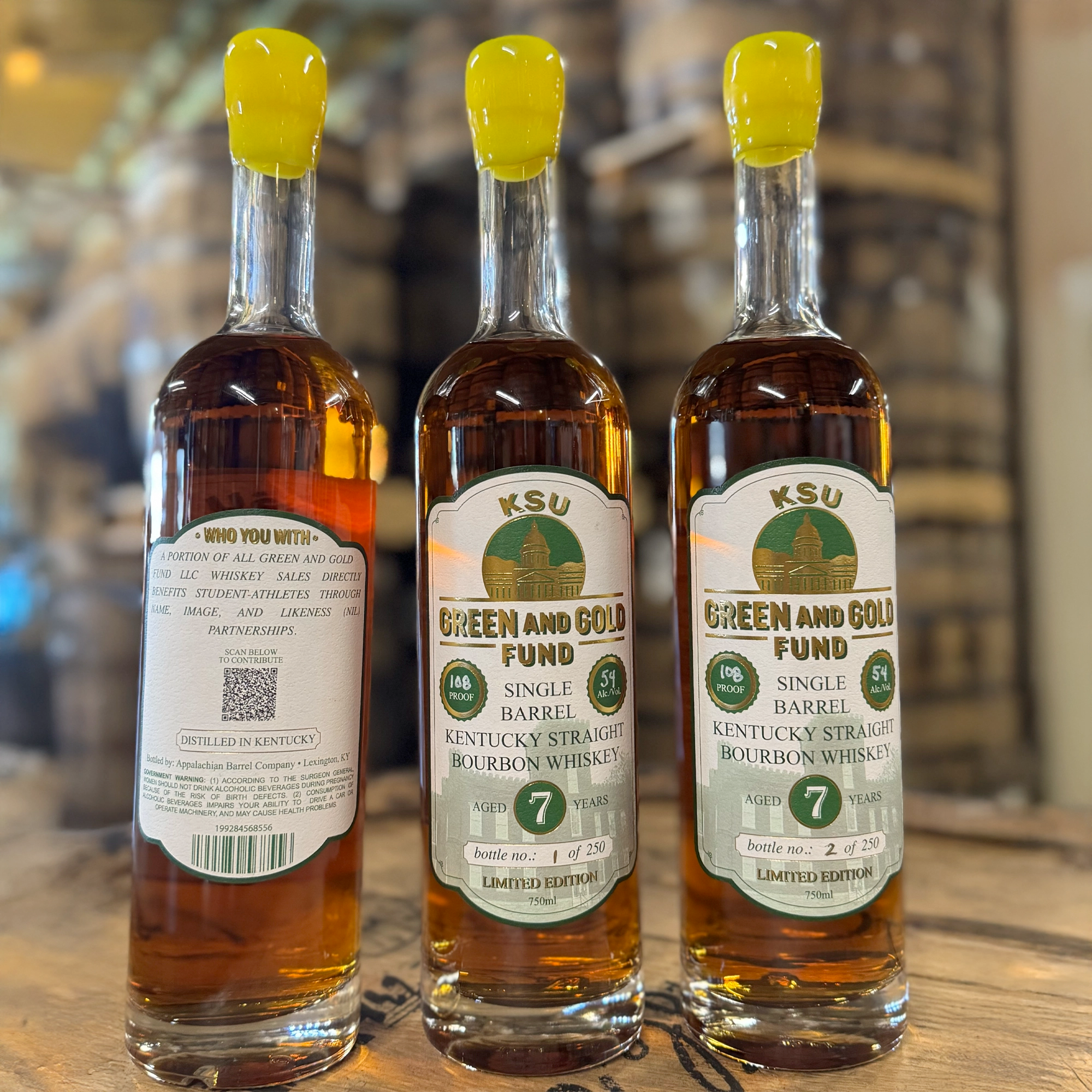Green and Gold Fund LLC Single Barrel Bourbon  “ WHO YOU WITH” NIL