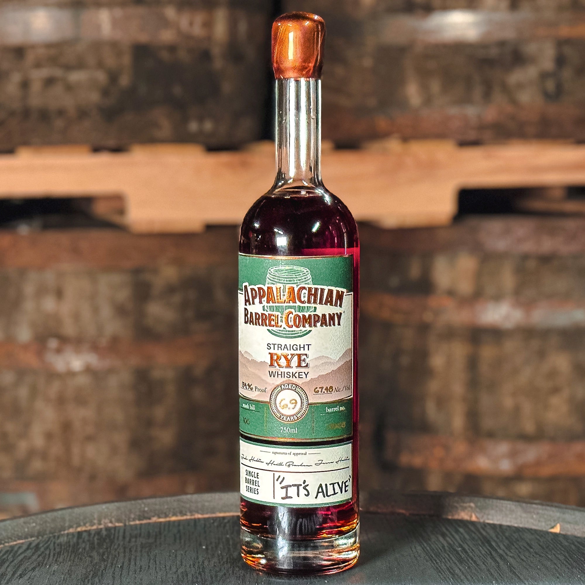 Appalachian Barrel Company – Single Barrel Series 6y 11m Straight Rye Whiskey